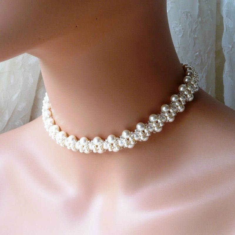 beaded choker