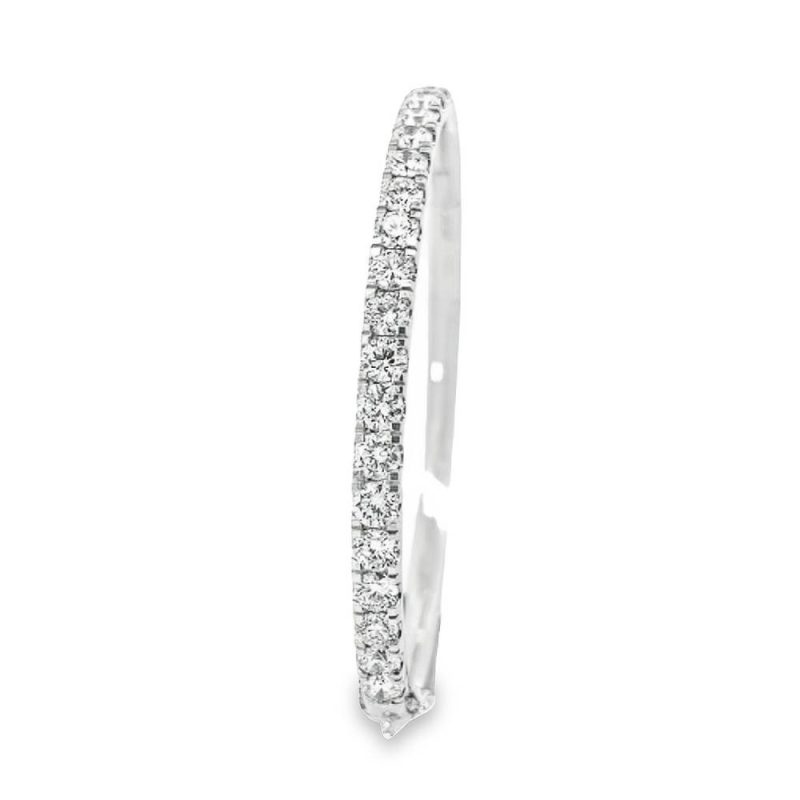 lab diamond bangle