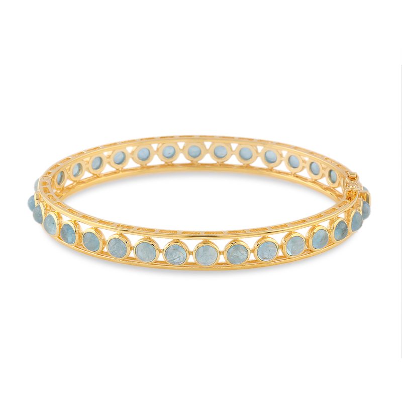 aquamarine bangle