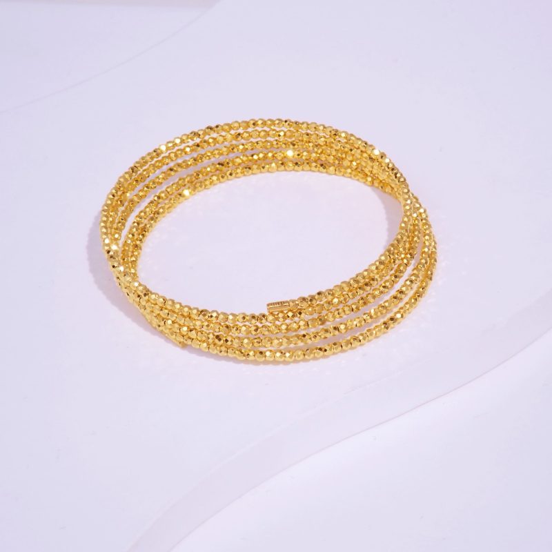 24k gold bangle