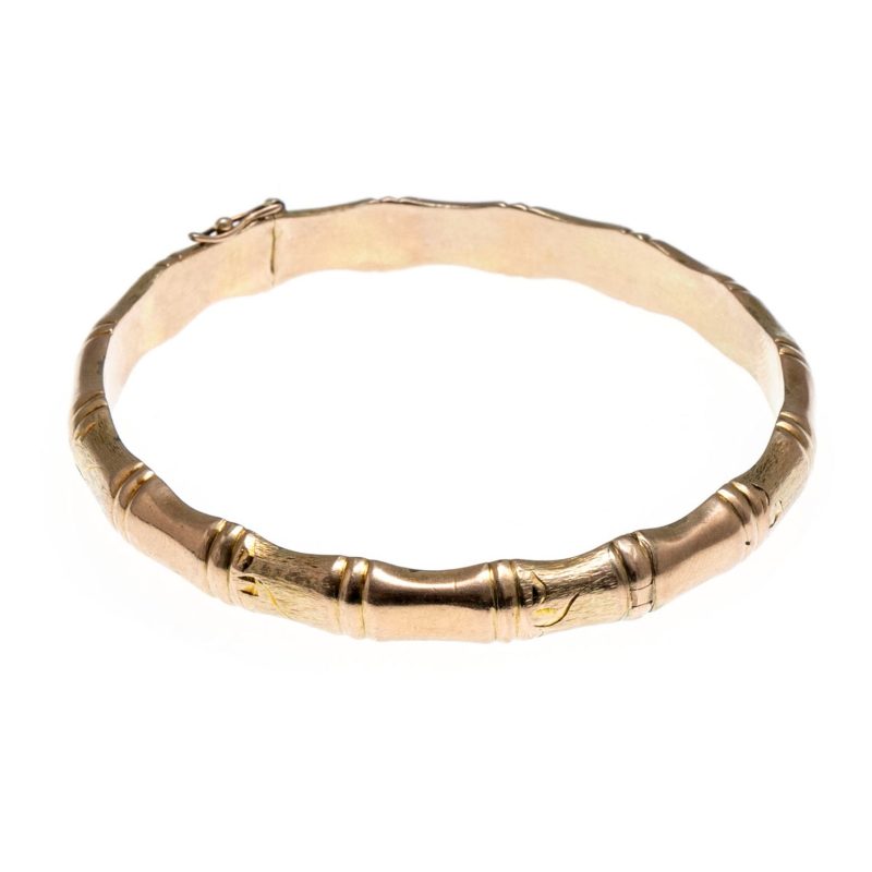 14 karat gold bangle bracelet