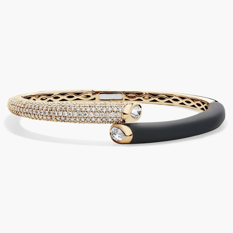 lab diamond bangle