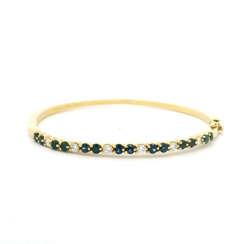 gold diamond bangle