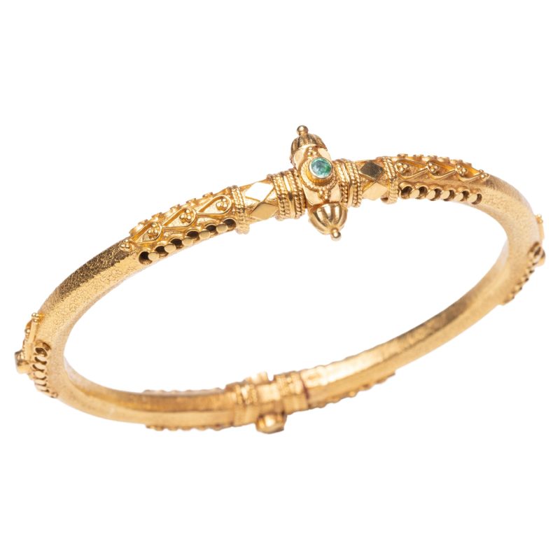 24k gold bangle bracelet