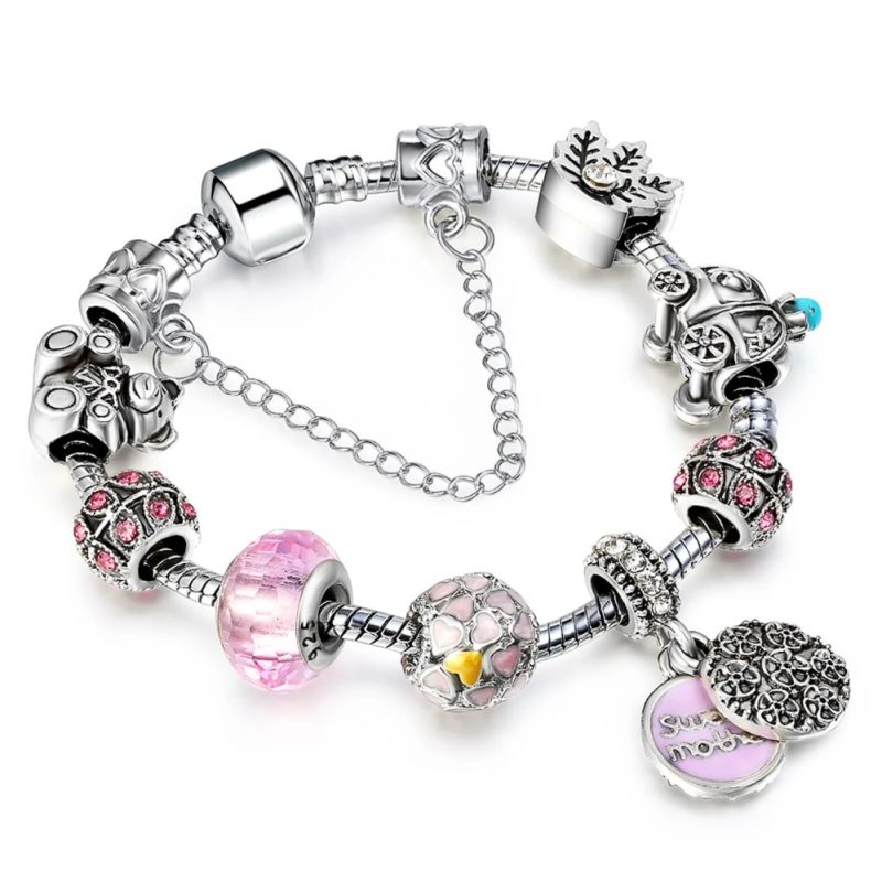 pandora bangle with charms