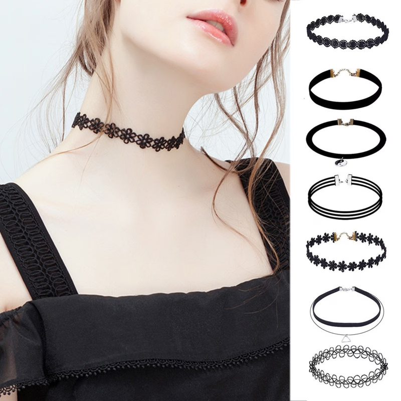 black choker