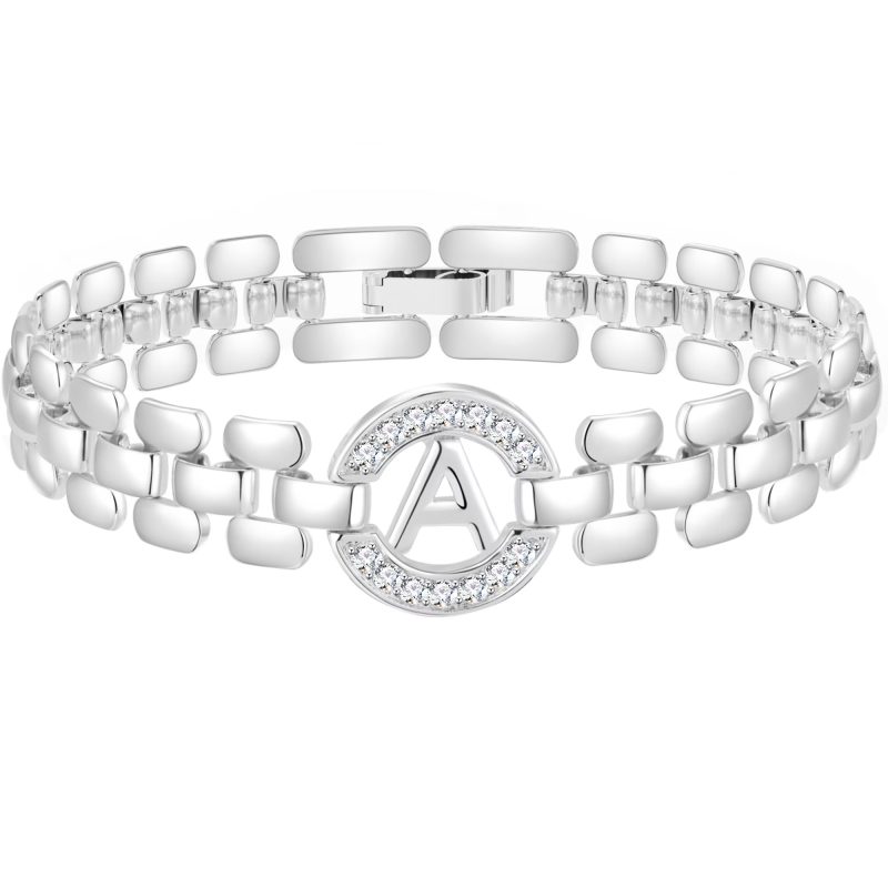 initial bangle bracelet