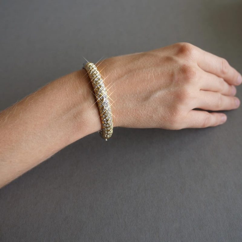 crystal bangle bracelet