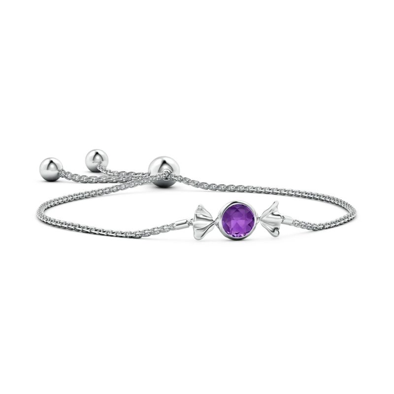 amethyst bangle bracelet