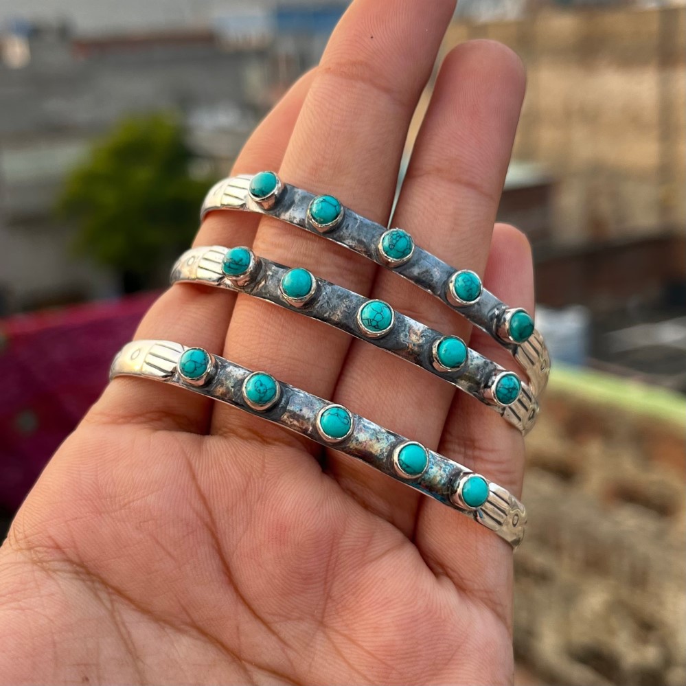 turquoise bangle bracelet