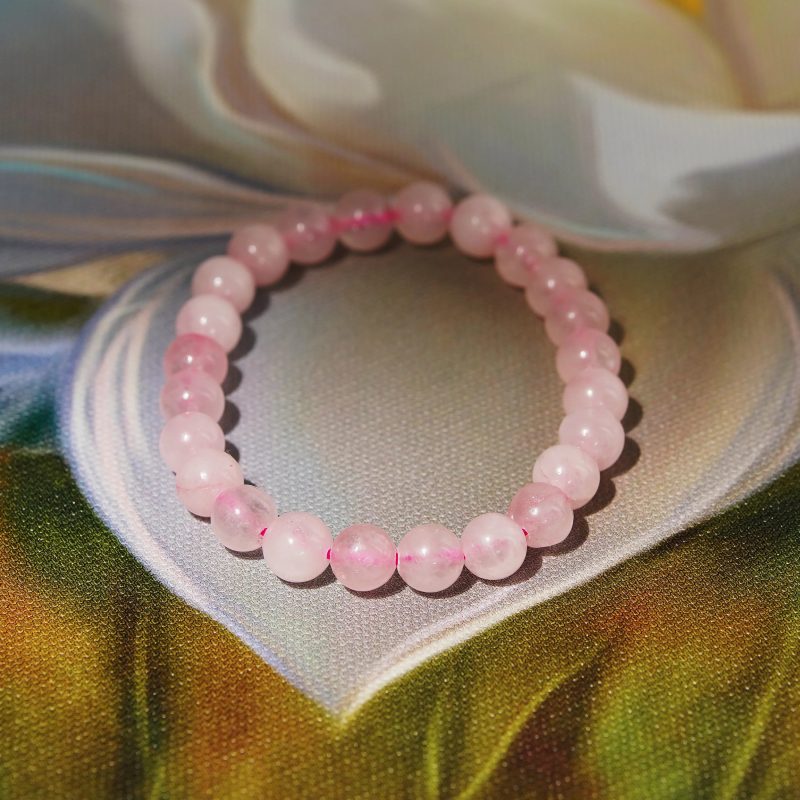 rose quartz bangle