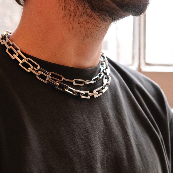 mens choker chain