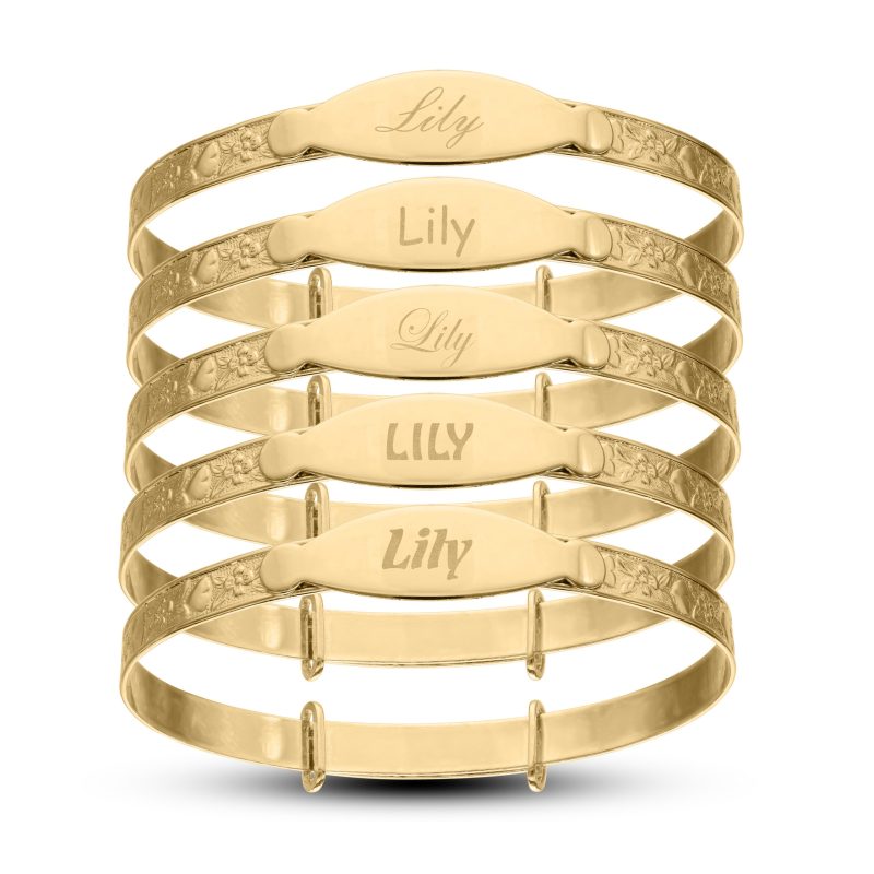 baby gold bangle