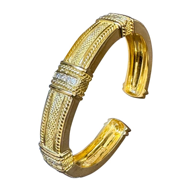 antique gold bangle bracelet