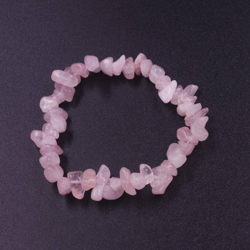 rose quartz bangle