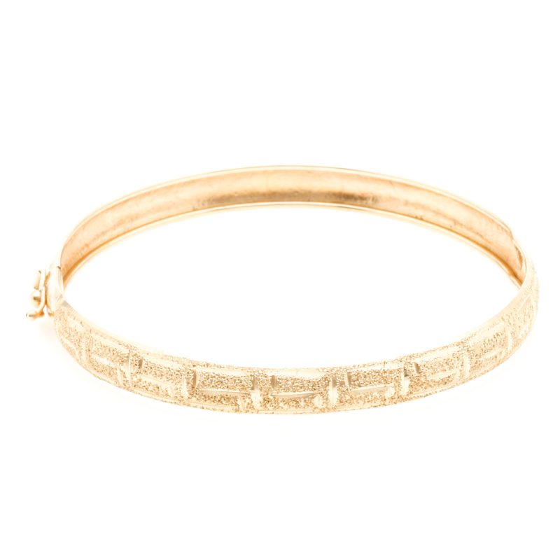 10k gold bangle