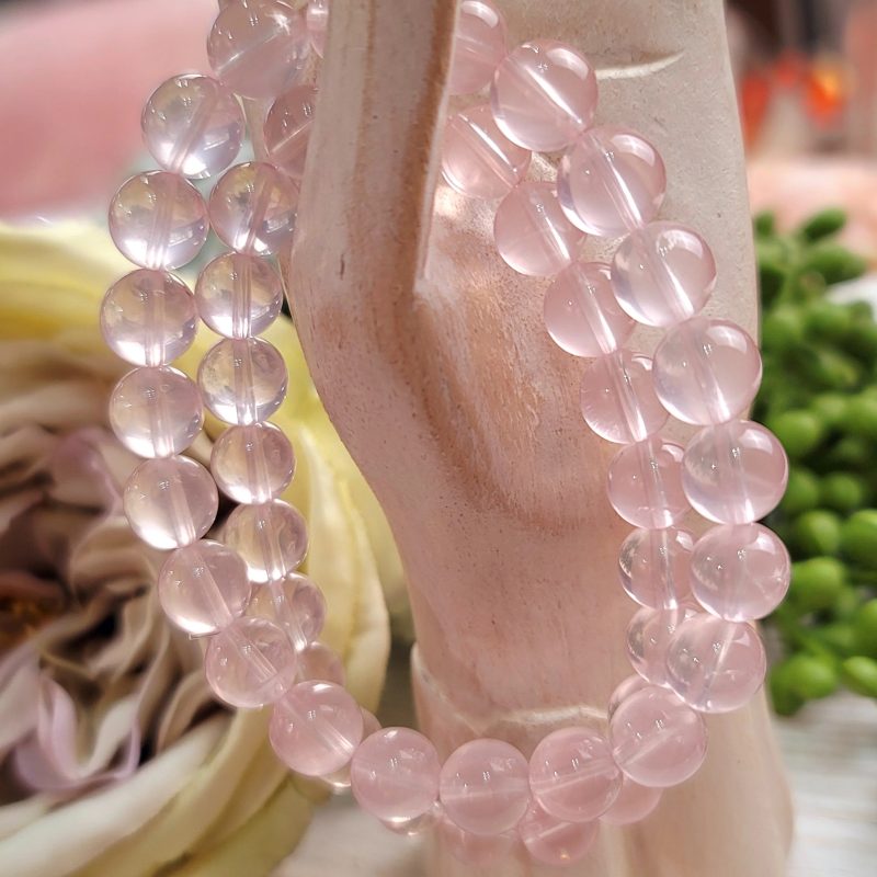 rose quartz bangle