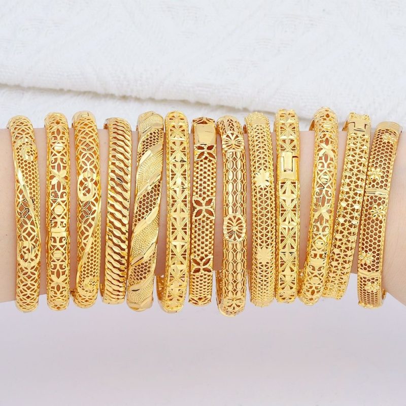 gold plated bangle