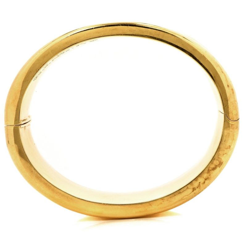 thick gold bangle