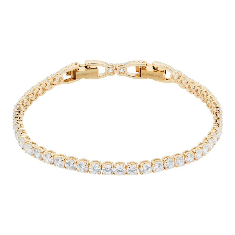 swarovski gold bangle