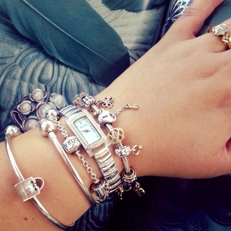 bangle charm bracelet