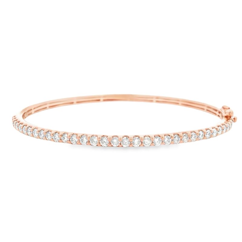 lab grown diamond bangle