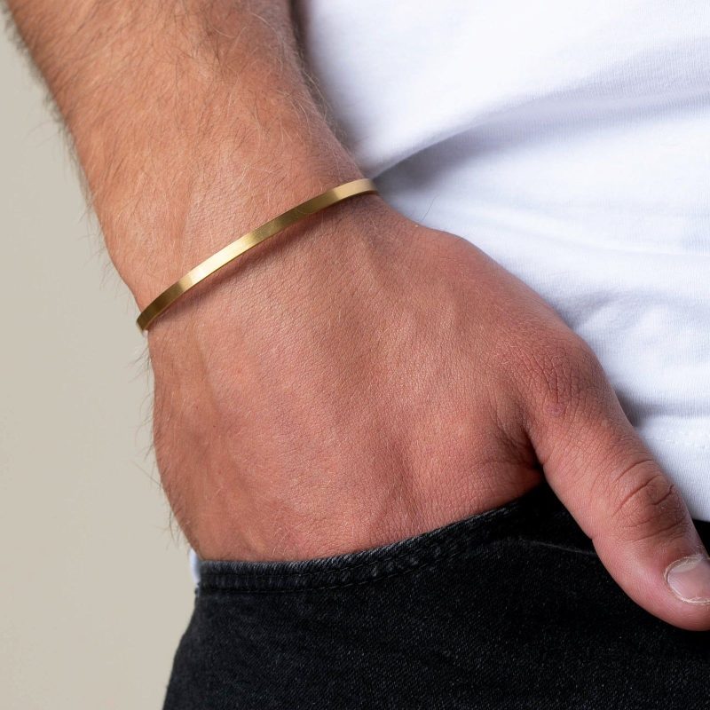 gold bangle men