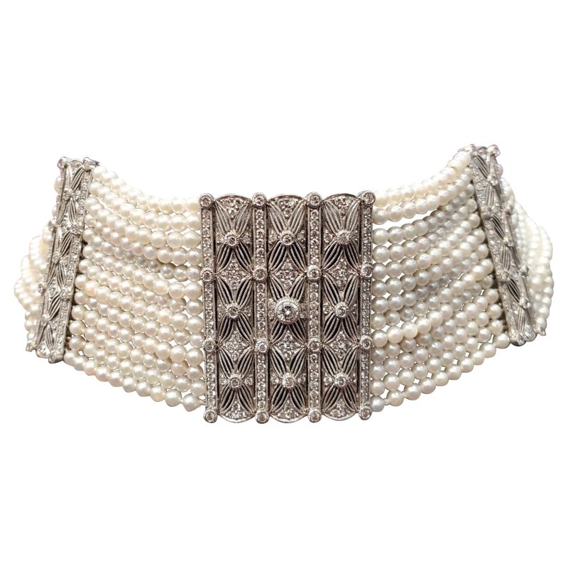 pearl choker