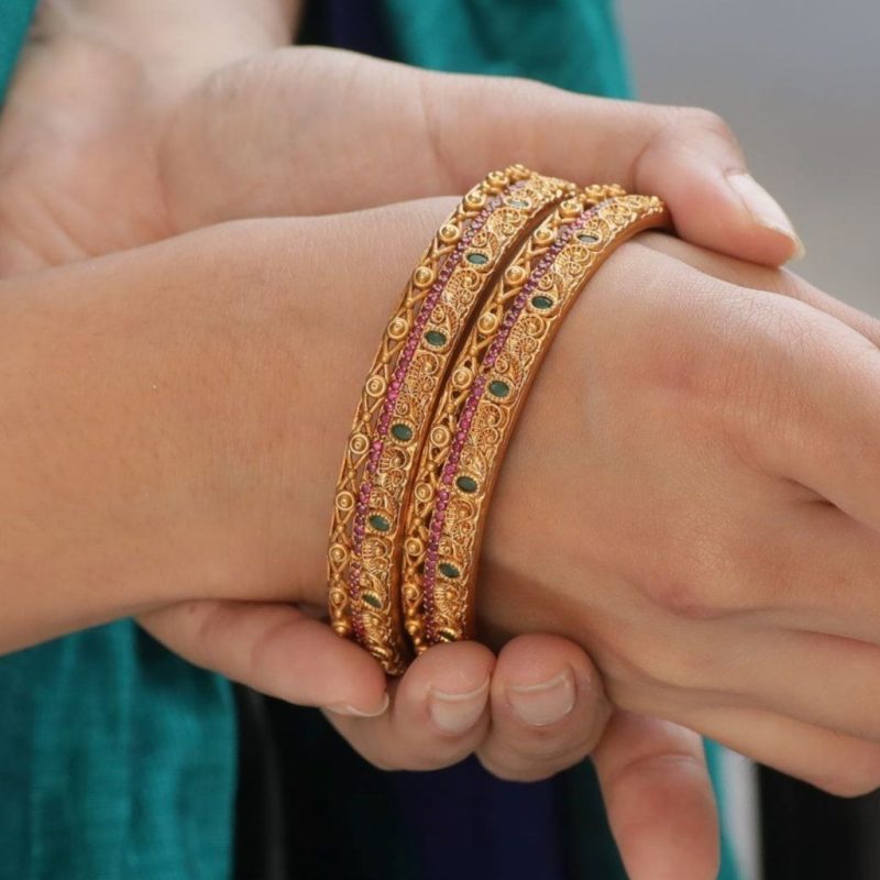 gold bangle designs