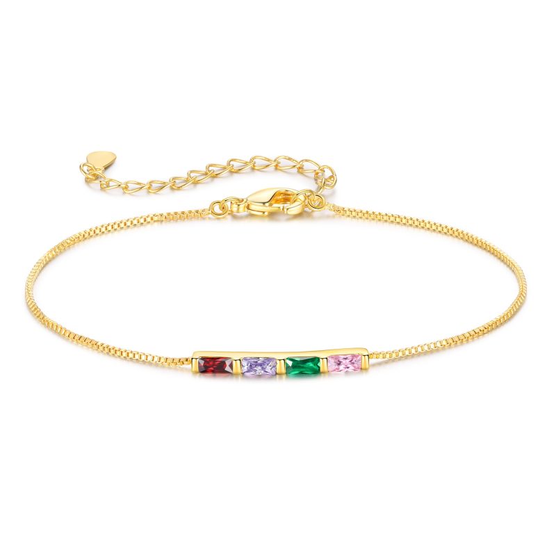 birthstone bangle bracelet