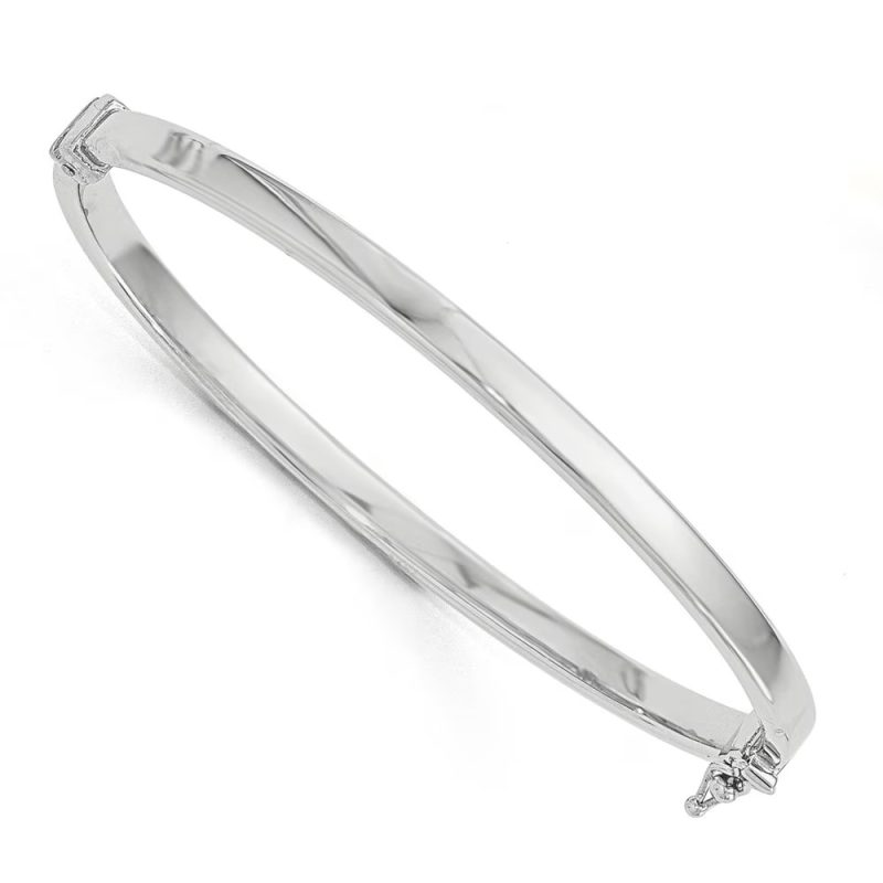 white gold bangle bracelets