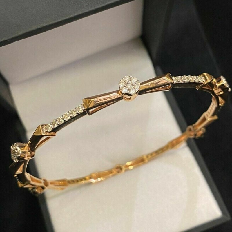 moissanite bangle bracelet