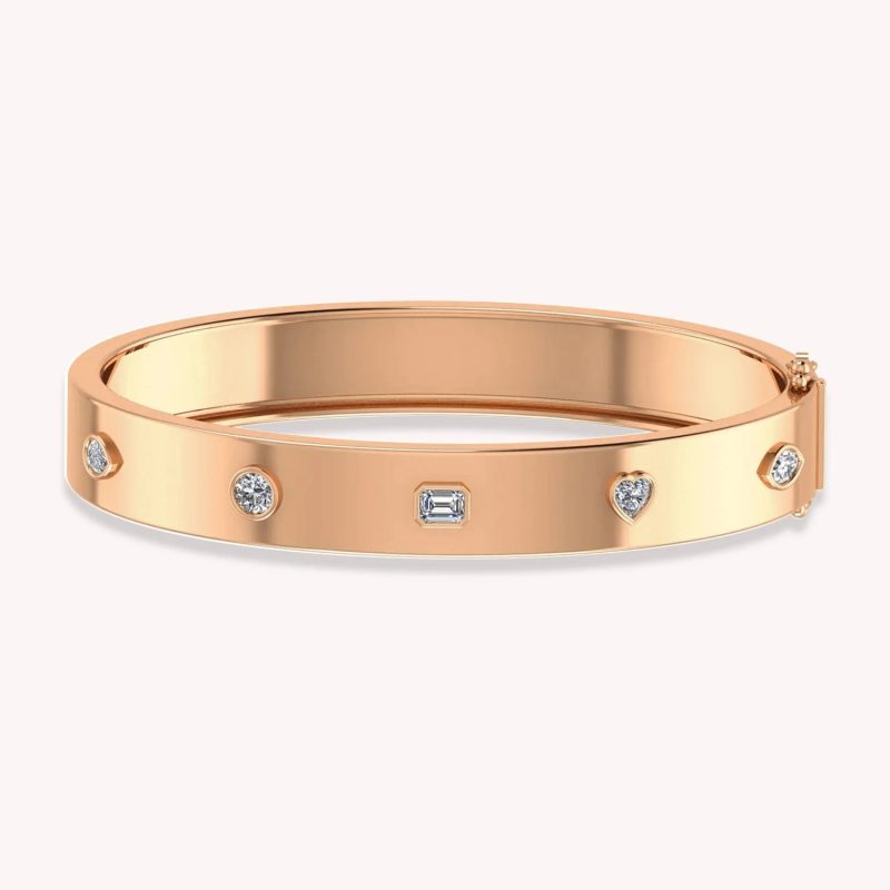 moissanite bangle bracelet