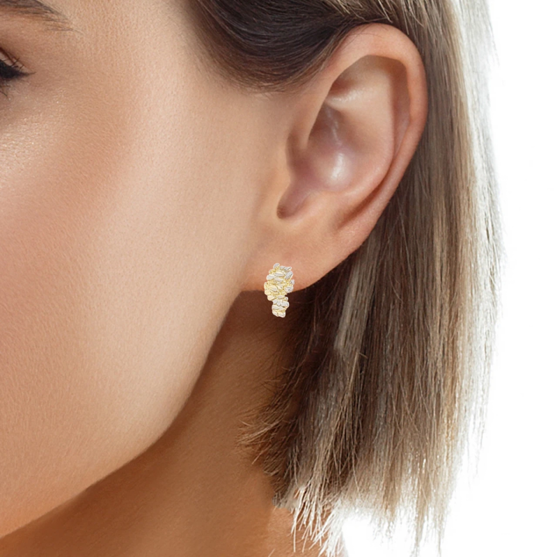 nugget earrings