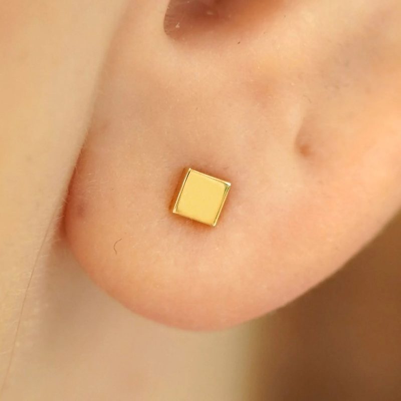 square earrings
