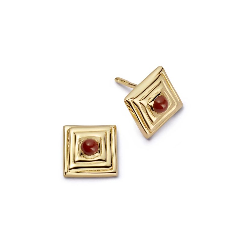 square earrings