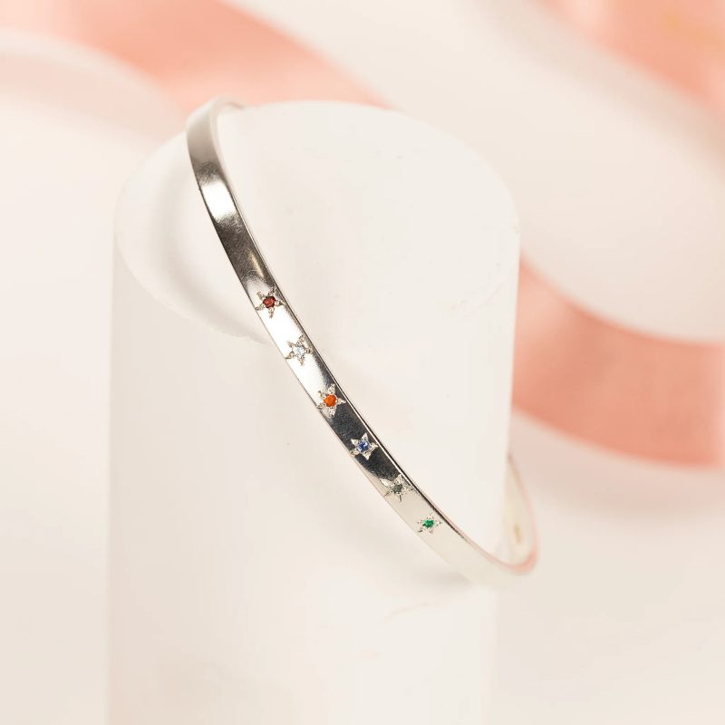 birthstone bangle