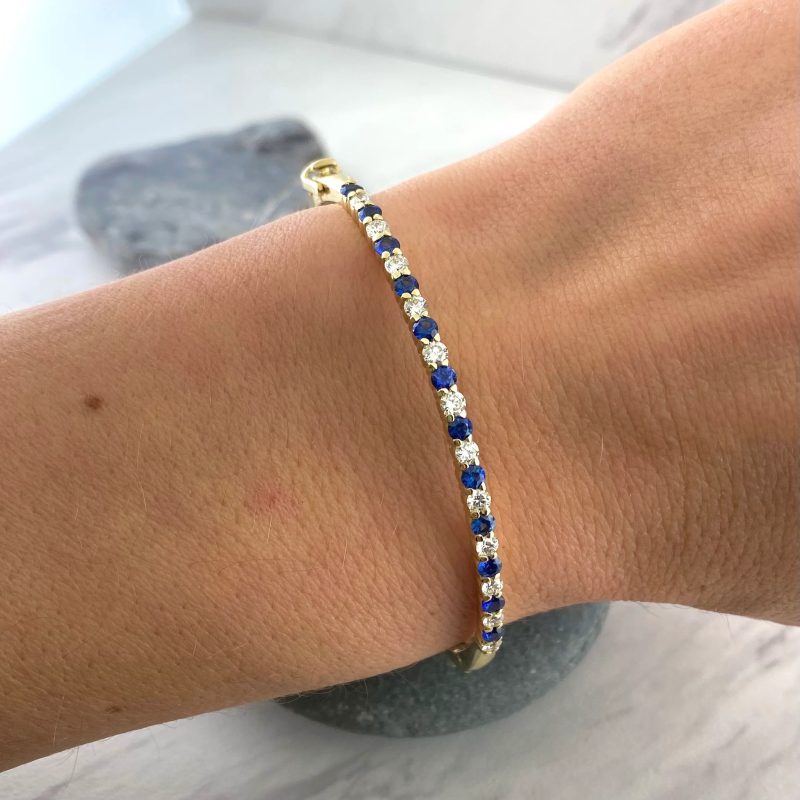 sapphire bangle