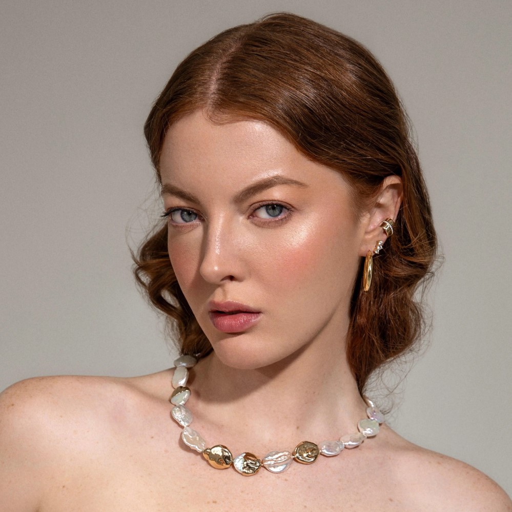 baroque pearl choker