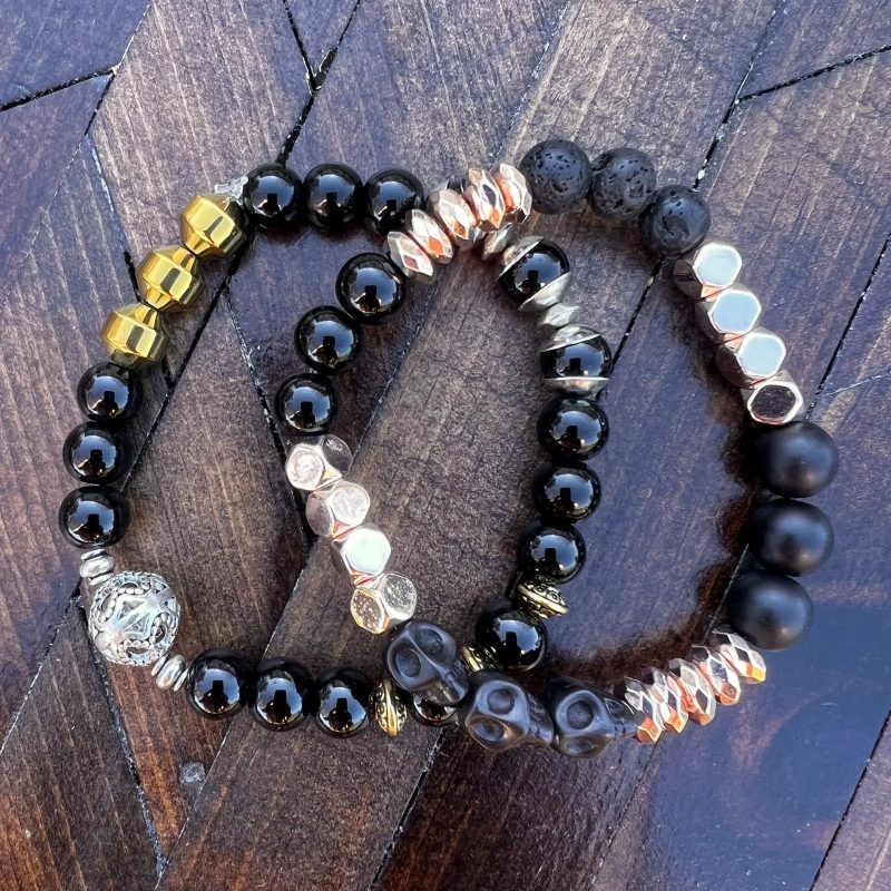 mixed metal bracelets