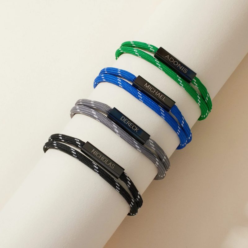 mens rope bracelets