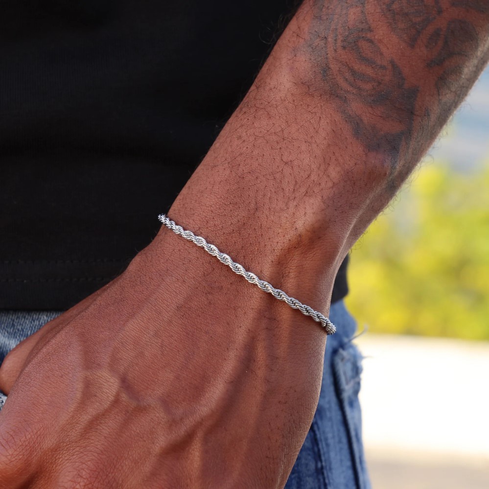 mens rope bracelets