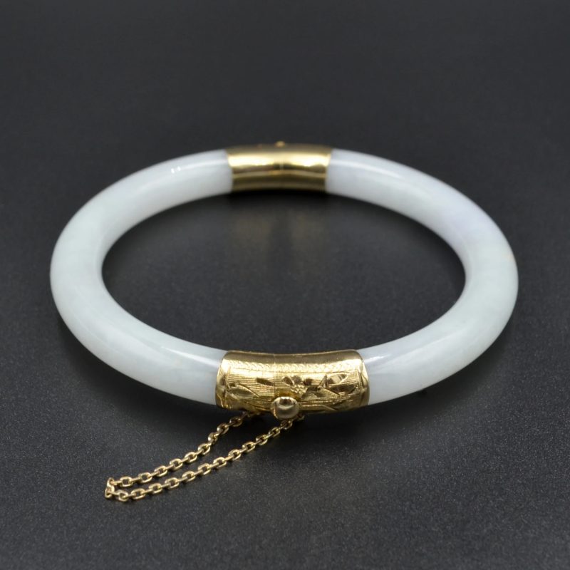 white jade bangle