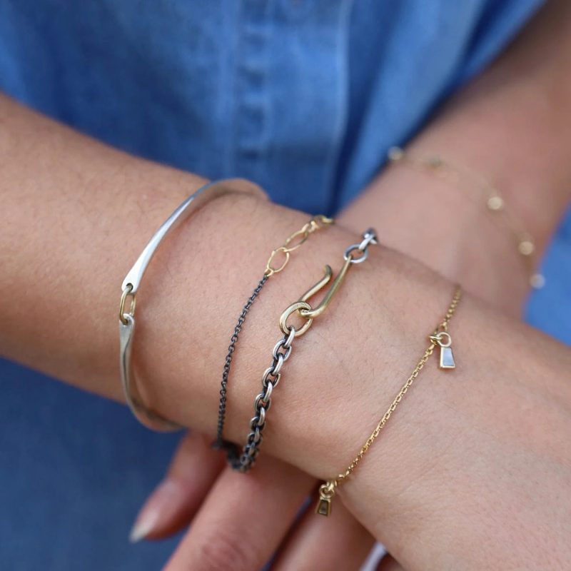 mixed metal bracelets