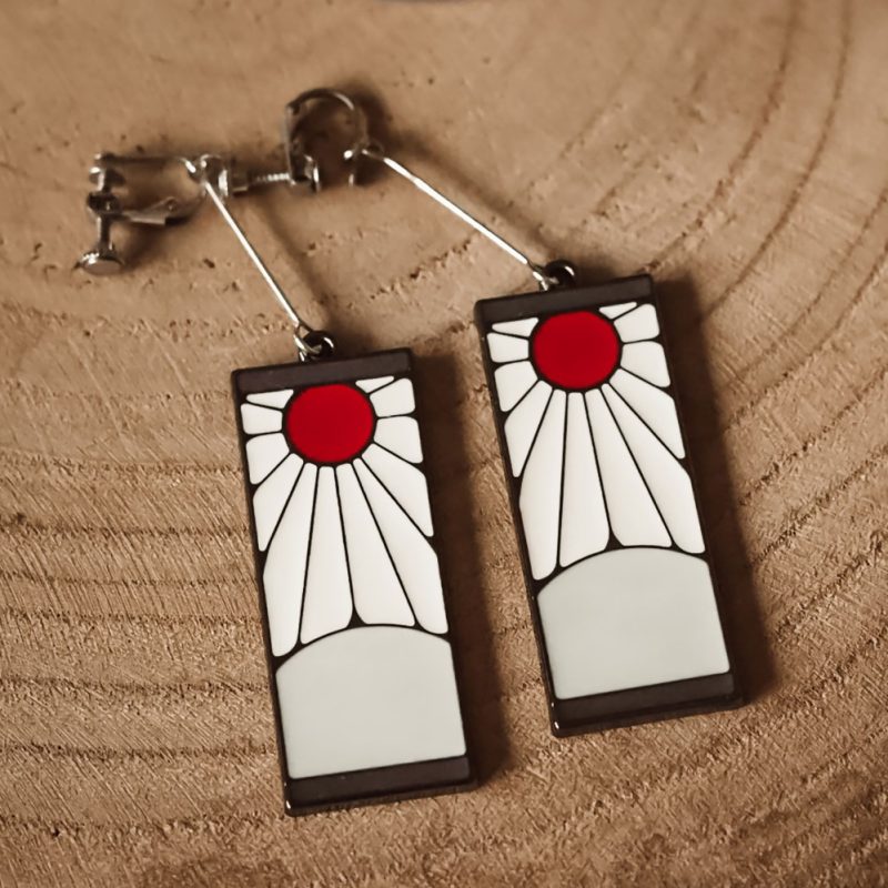 tanjiro earrings