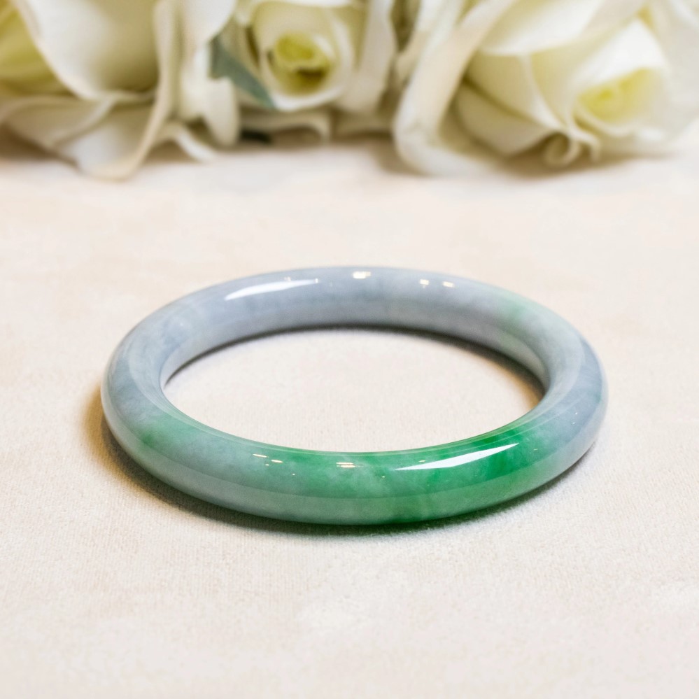white jade bangle