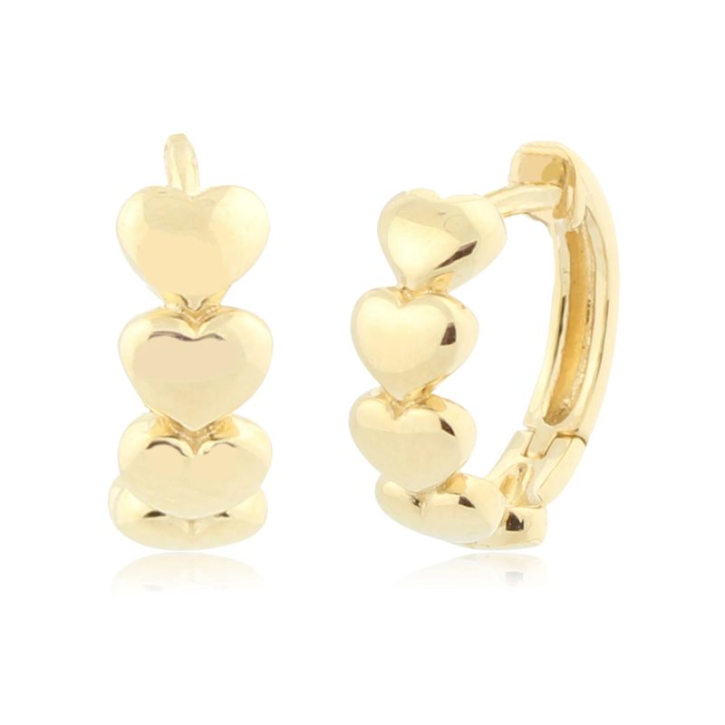 gold earrings for kids