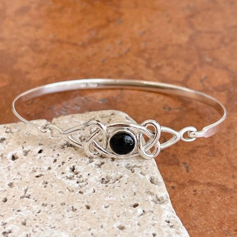 onyx bangle bracelet