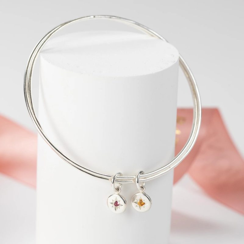 birthstone bangle