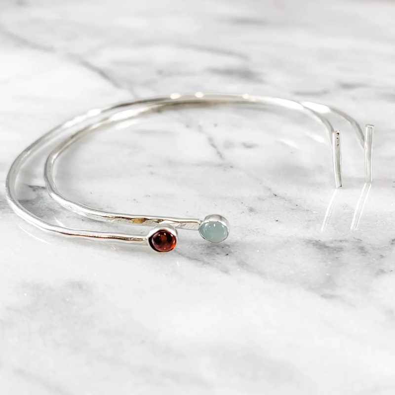 birthstone bangle